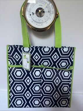 Bella Tote bag by Toss Design Hexagon Print tote